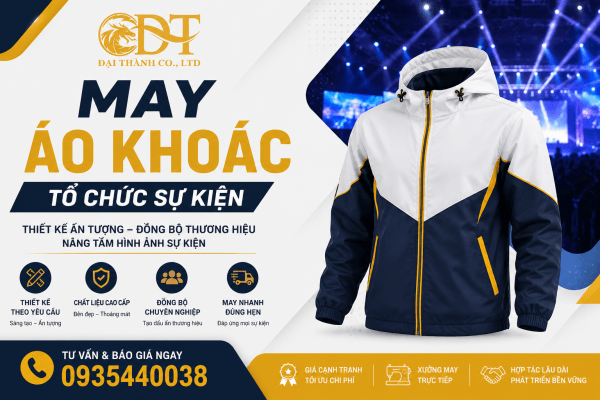 Xưởng may áo khoác sự kiện giá rẻ