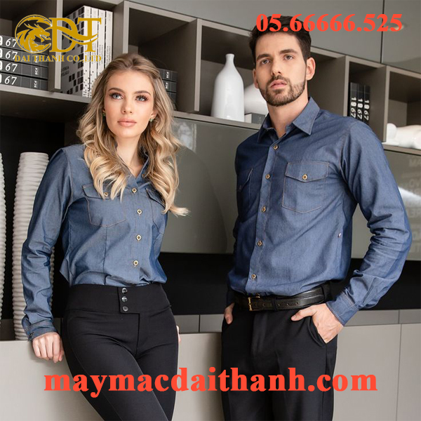 May áo sơ mi đồng phục giá rẻ