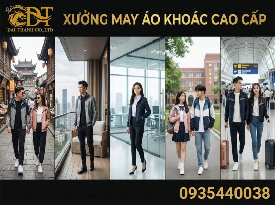 Xưởng may áo khoác cao cấp giá rẻ