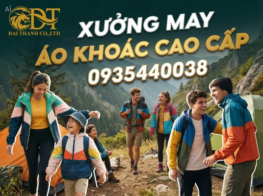 Xưởng may áo khoác cao cấp giá rẻ