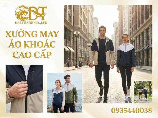 Xưởng may áo khoác cao cấp giá rẻ
