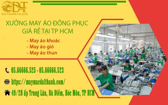 Xưởng may áo đồng phục giá rẻ tại tp HCM