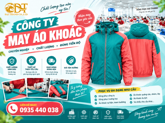 Công ty may áo khoác giá rẻ