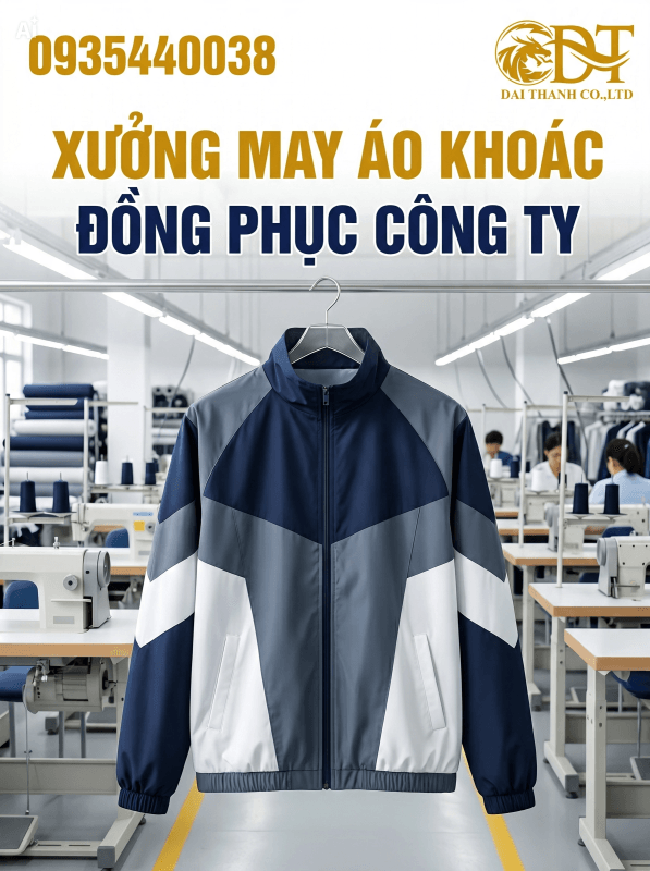 Xưởng may áo khoác giá rẻ