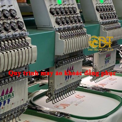 quy trình may áo khoác đồng phục