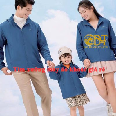 tìm xưởng may áo khoác giá rẻ