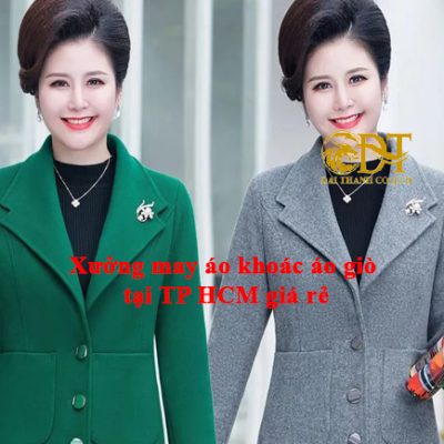 xưởng may áo khoác áo gió tại tp hcm