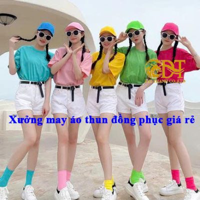 Xưởng may áo thun đồng phục giá rẻ