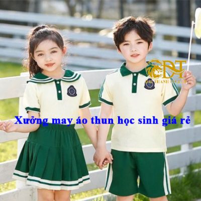 Xưởng may áo thun học sinh giá rẻ