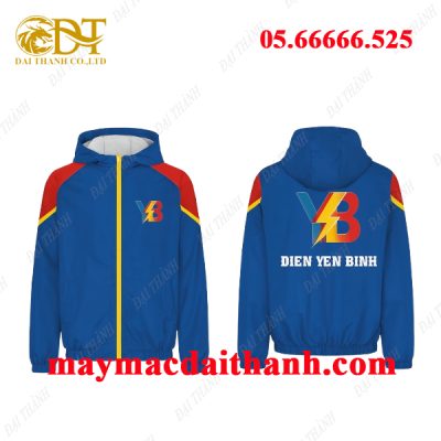 May áo khoác đồng phục Điện Yên Bình