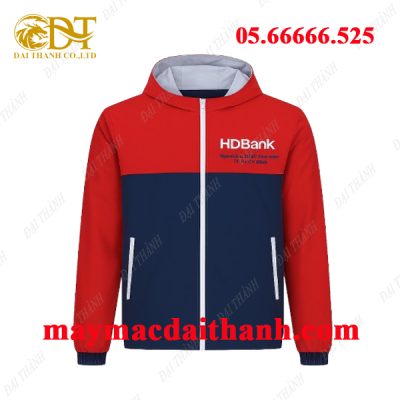 May áo khoác đồng phục HDBank