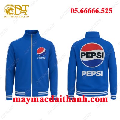 May áo khoác đồng phục Pepsi