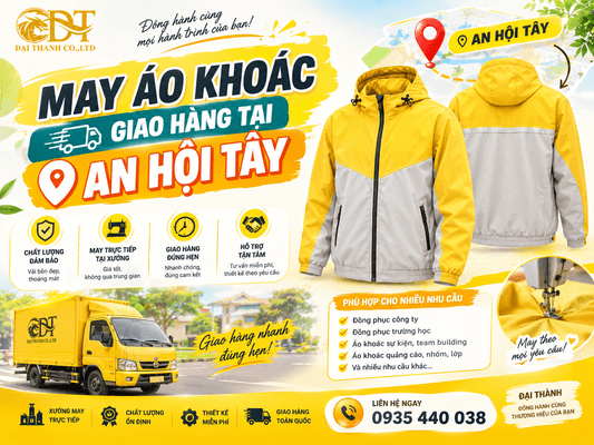 May áo khoác giao hàng tại An Hội Tây