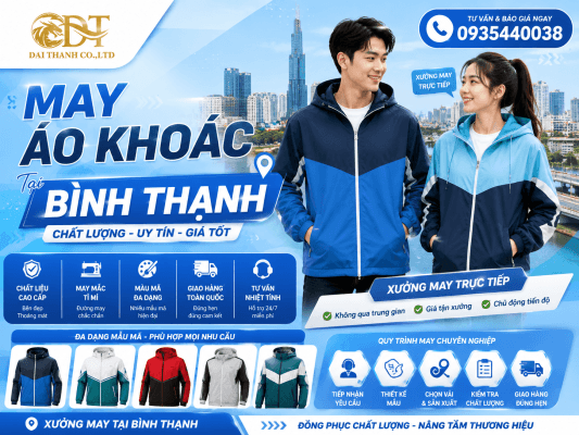 May áo khoác tại Bình Thạnh