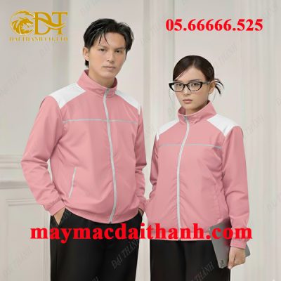 May áo gió màu hồng giá rẻ
