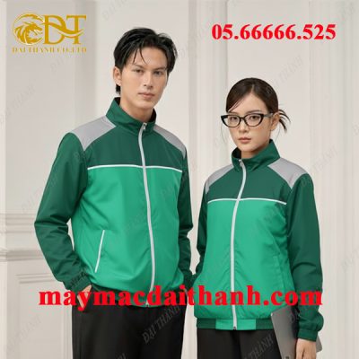 May áo gió màu xanh giá rẻ