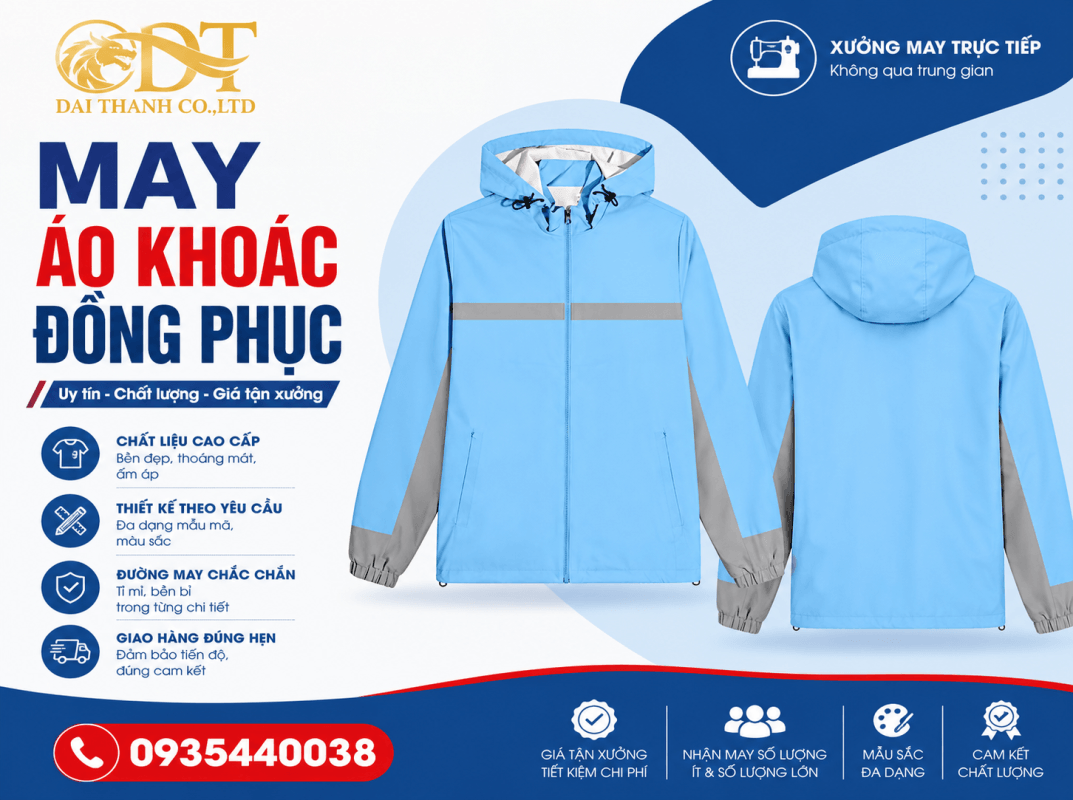 May áo khoác sự kiện