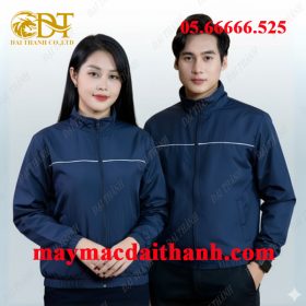 May áo khoác đồng phục màu Navy