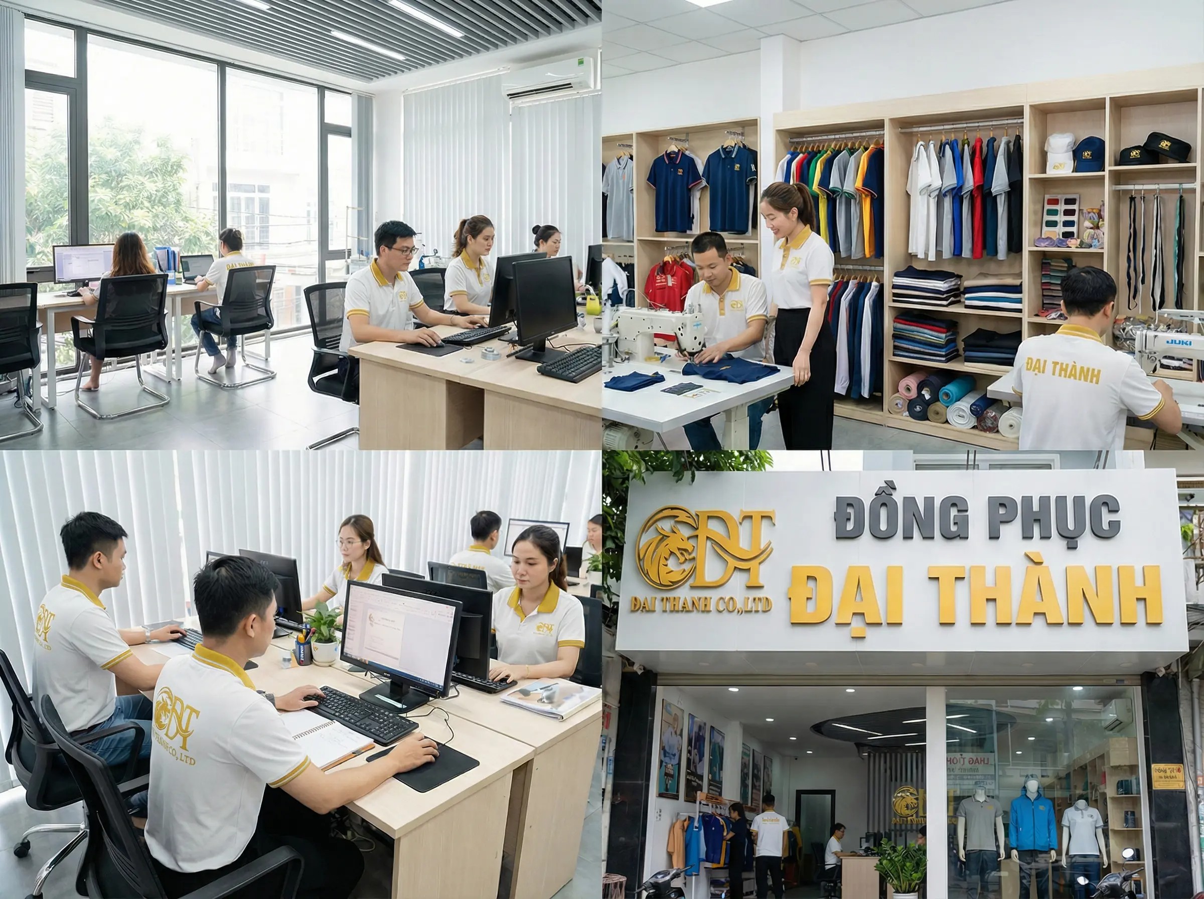 May áo khoác đồng phục Đại Thành