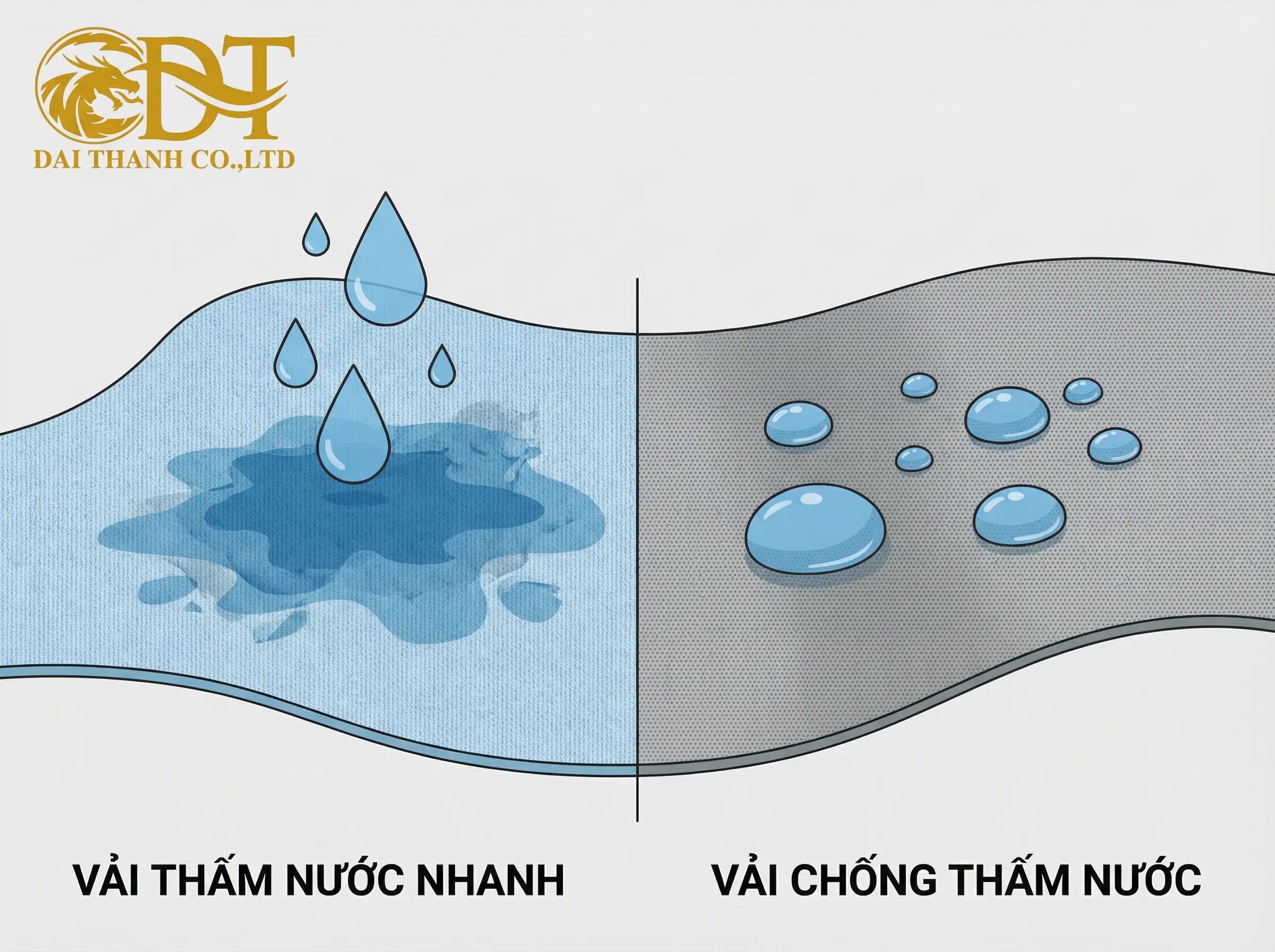 Khả năng thấm nước của các loại vải