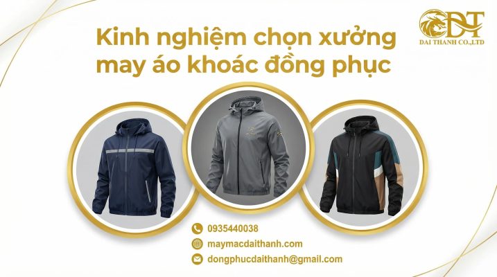 Kinh nghiệm chọn xưởng may áo khoác đồng phục