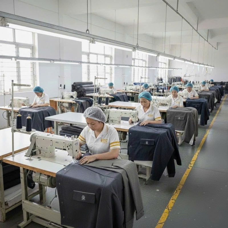 May áo khoác đồng phục giá rẻ