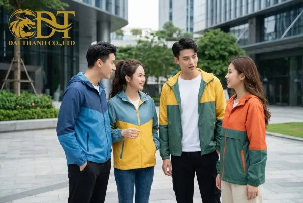 Xưởng may áo khoác theo yêu cầu giá rẻ - Uy tín, chất lượng tại TPHCM 2 May áo khoác giá rẻ