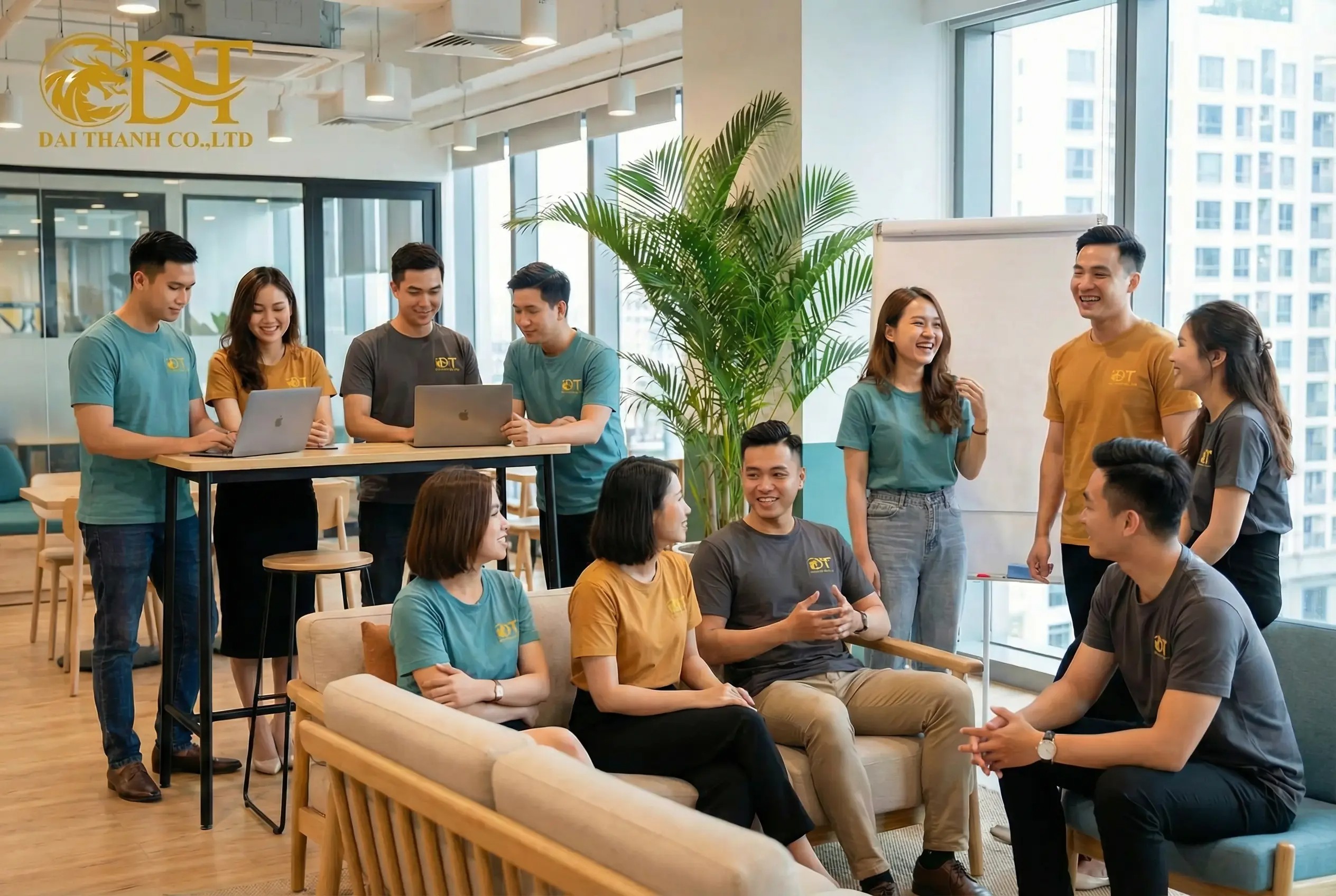 May áo thun cổ tròn