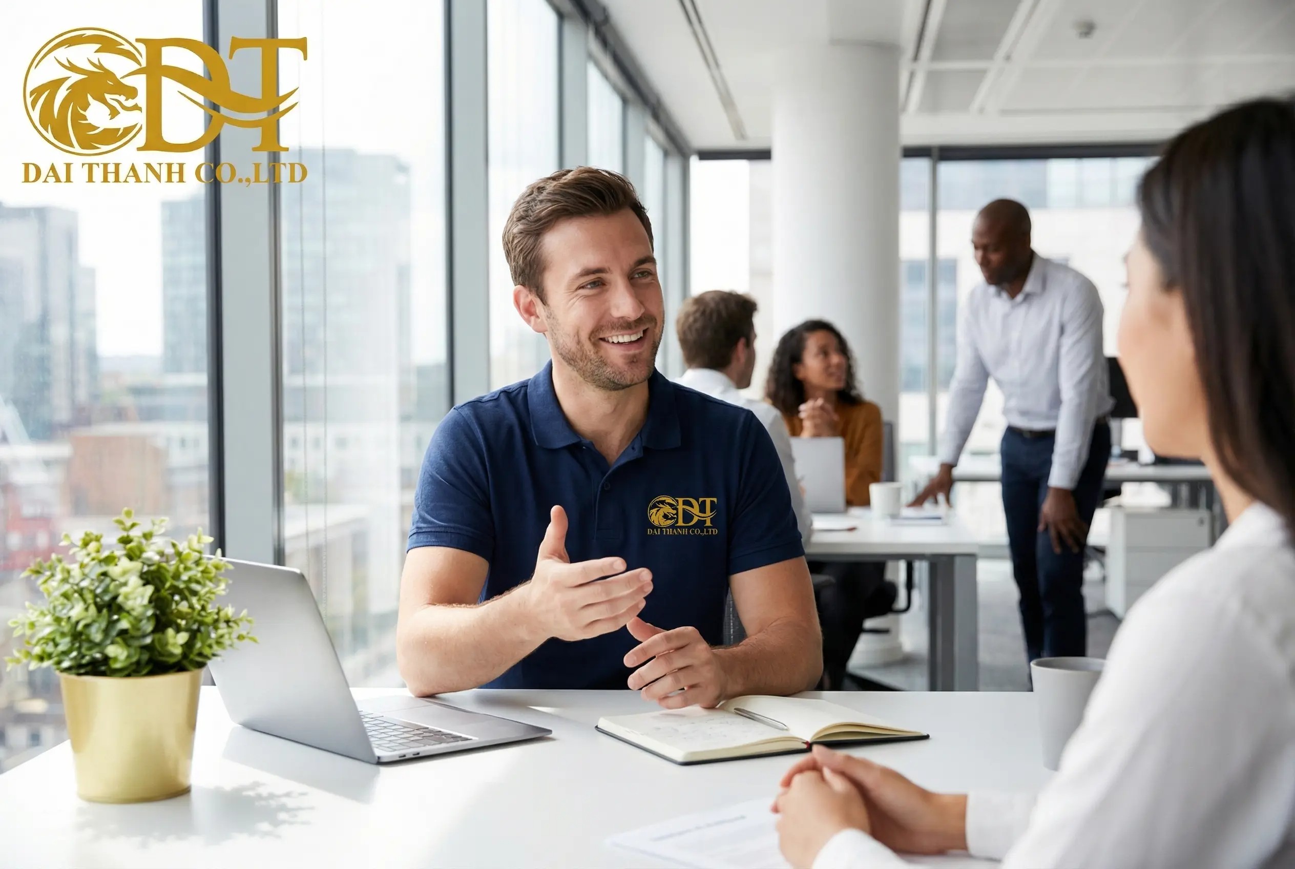 May áo thun cổ trụ