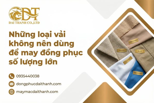 Loại vải không nên dùng khi may đồng phục