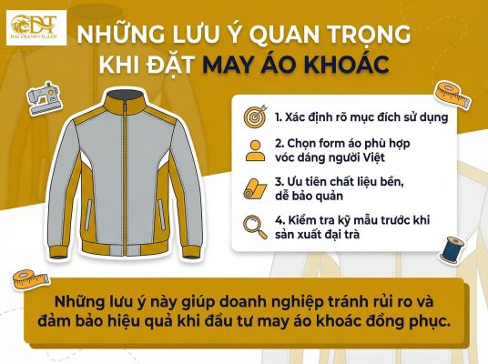 Những lưu ý quan trọng khi đặt may áo khoác