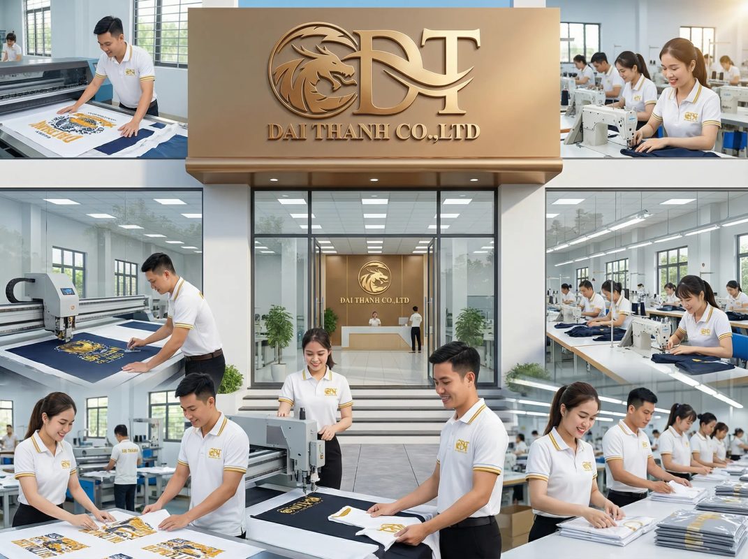 Xưởng May Áo Khoác Giá Rẻ Toàn Quốc – Đồng Phục Đại Thành Sản Xuất Trực Tiếp, Chất Lượng Cao 2 Quy trình xưởng may áo khoác đồng phục