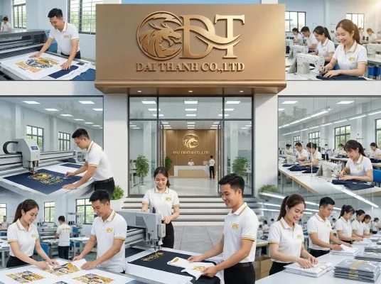 Quy trình xưởng may áo khoác đồng phục