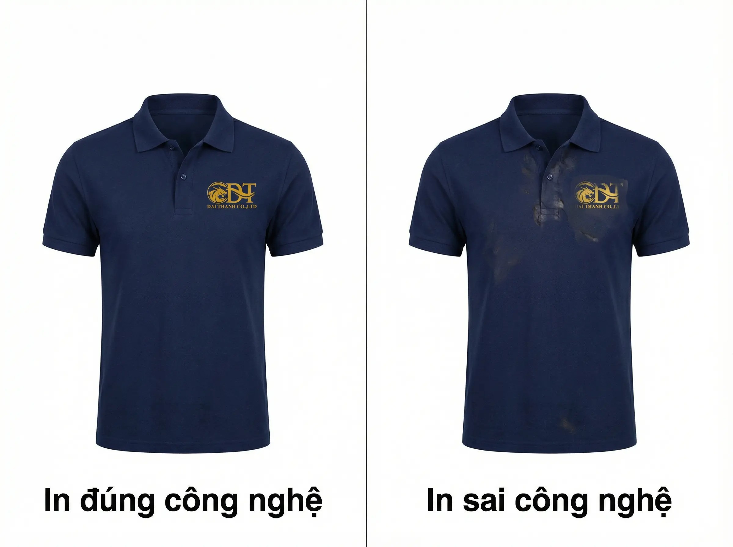 So sánh logo ao trên áo