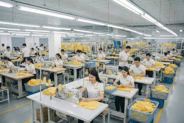 Xưởng may áo khoác sự kiện giá rẻ – Giải pháp tối ưu cho doanh nghiệp & trường học 2 Xưởng may áo khoác giá rẻ