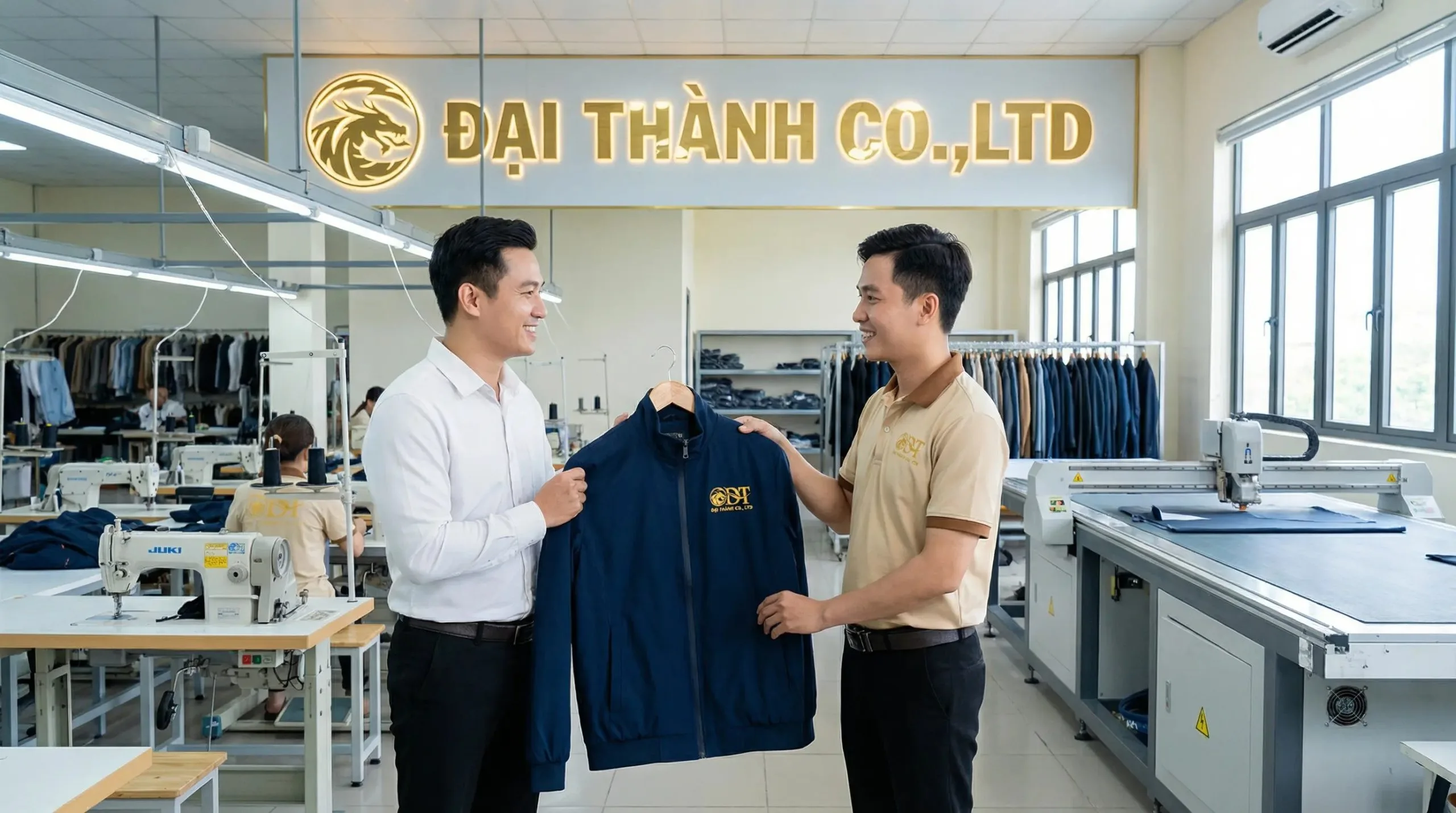 Xưởng may áo khoác giá rẻ tại TP HCM uy tín chất lượng 5 Xưởng may áo khoác