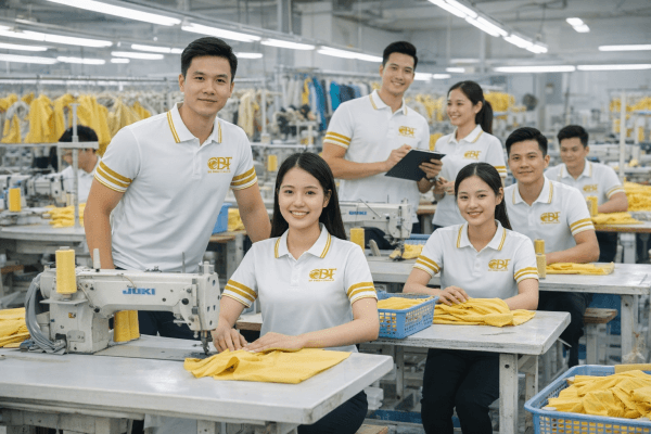 Xưởng may đồng phục trực tiếp không qua trung gian