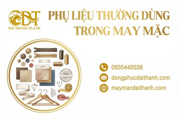Phụ liệu thường dùng trong may mặc năm 2026: Xu hướng và tiêu chuẩn cho đồng phục cao cấp 1 Phụ liệu dùng trong may áo khoác