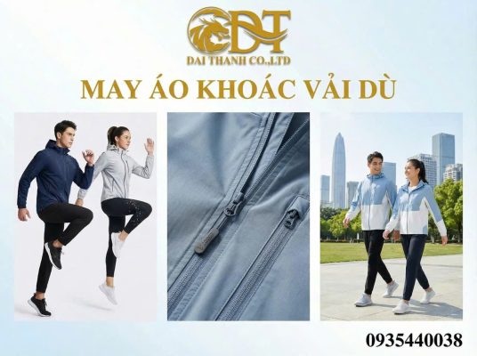 Xưởng May Áo Khoác Vải Dù Giá Rẻ Tại TPHCM 6 May áo khoác vải dù