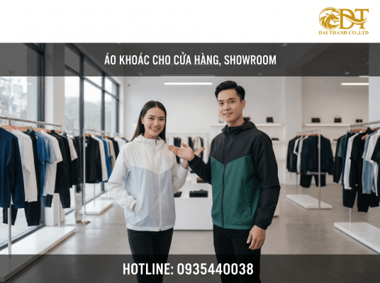 May áo khoác đồng phục
