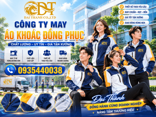 Công ty may đồng phục áo khoác