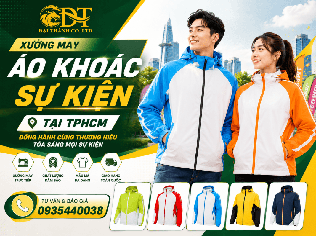 Xưởng may áo khoác giá rẻ