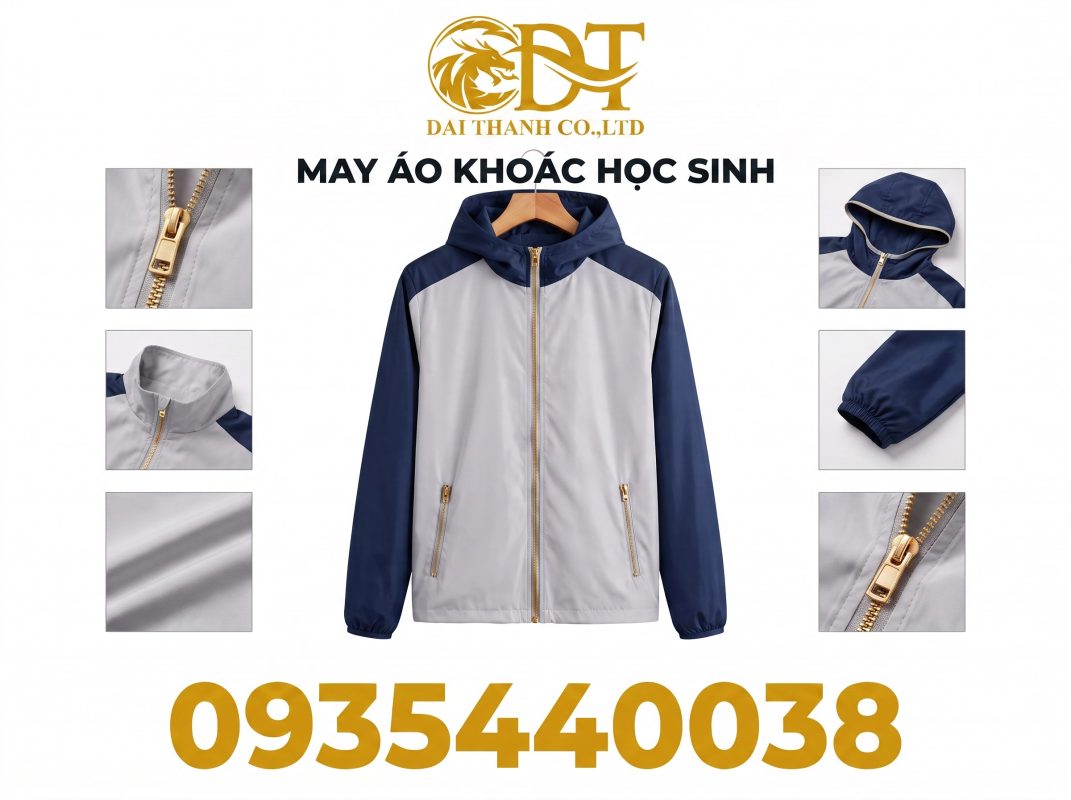 May áo khoác học sinh – Giải pháp đồng phục bền đẹp cho trường học 5 Xưởng may áo khoác học sinh giá rẻ