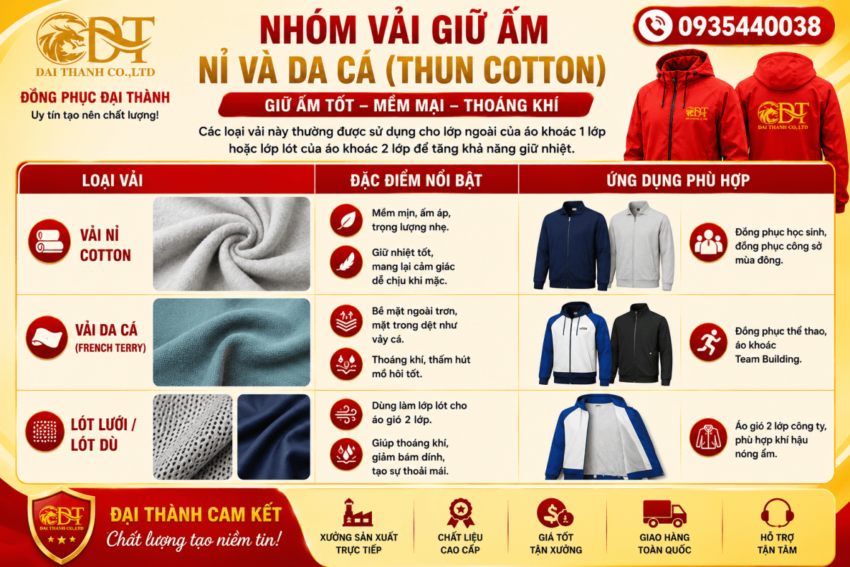 Vải giữ ấm